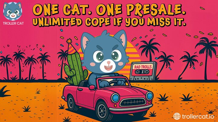 Achetez avant la hausse de 9,96 % : Troller Cat a déjà ronronné de 1833 % ! C'est le meilleur investissement crypto x100 pendant que Pepe et Shiba Inu stagnent 