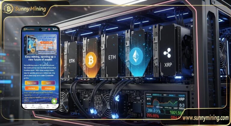 Sunny Mining lanza una aplicación móvil para minar BTC, ETH y XRP mediante minería en la nube