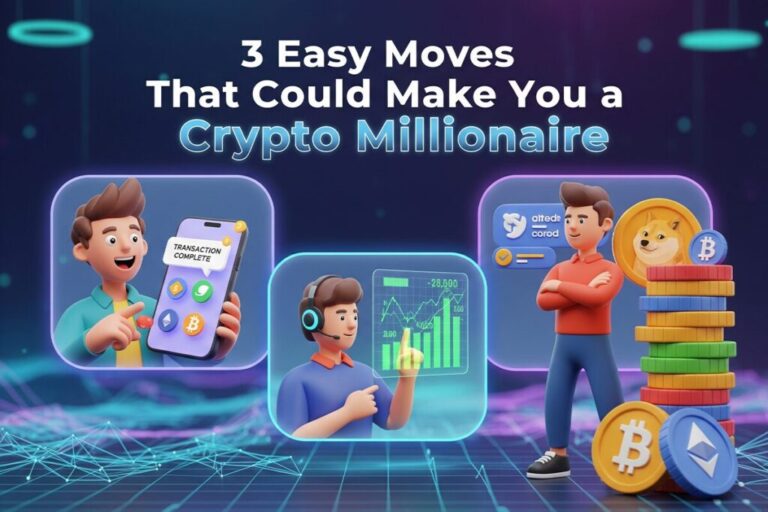 3 movimientos sencillos que podrían convertirte en un millonario de las criptomonedas