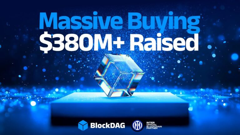 Dogecoin Drifts, Aave Cools, but BlockDAG Explodes with $385M Presale and its Game-Changing Dashboard V4.