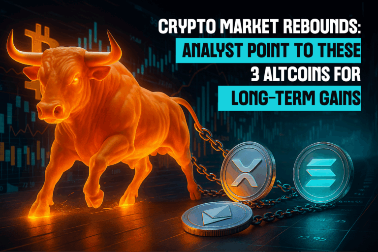 Mercado de criptomoedas se recupera: analistas apontam essas 3 altcoins para ganhos a longo prazo