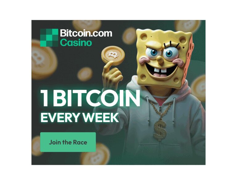 O cassino Bitcoin.com lança um desafio promocional semanal de 1 BTC para usuários da Web3 e da comunidade cripto