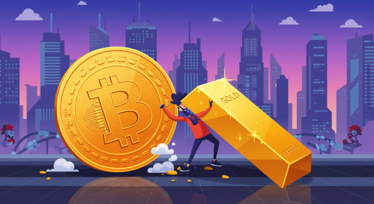 Bitcoin vs. Oro: ¿Cuál puede convertir $1,000 en $50,000 más rápido?