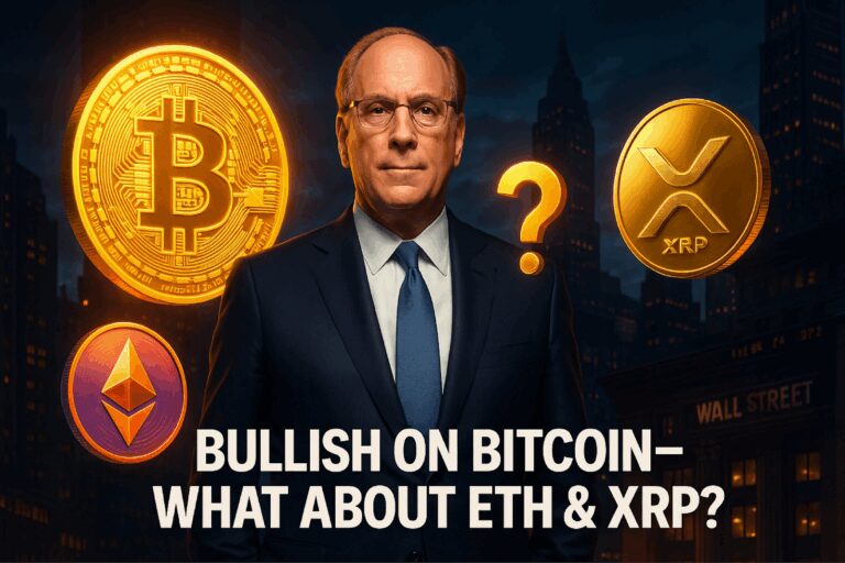 Larry Fink di BlackRock è ottimista su Bitcoin: anche Ethereum e XRP assisteranno a un boom istituzionale?