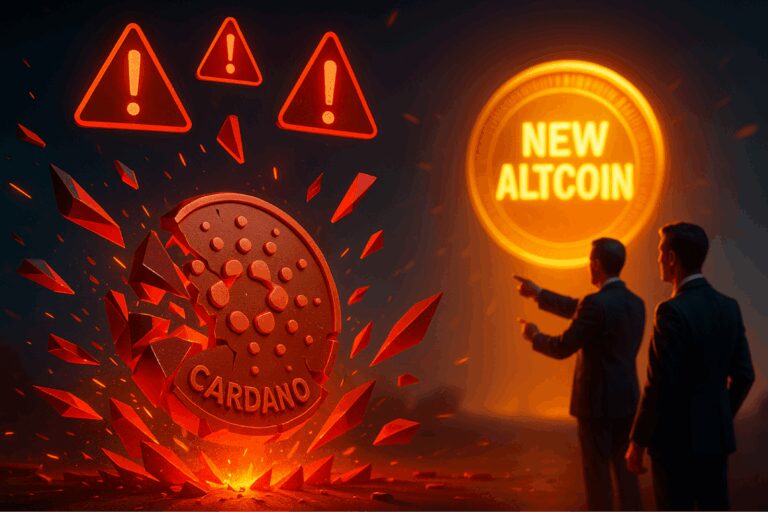 Sell Signal Triggers Caution for ADA: Analysts Favor New Altcoin with 64x Potential