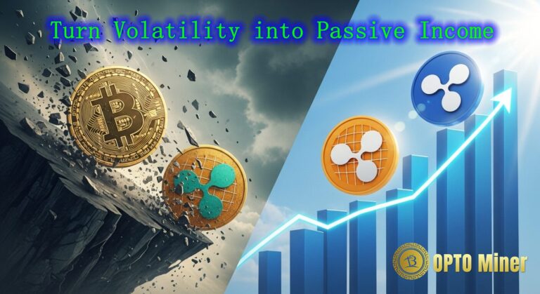 As XRP and BTC plummeted , OPTO Miner cloud mining turned losses into daily profits