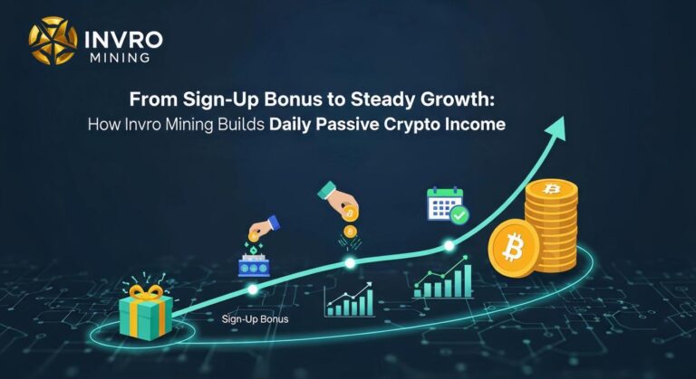 From Sign-Up Bonus to Steady Growth: How Invro Mining Builds Daily Passive Crypto Income