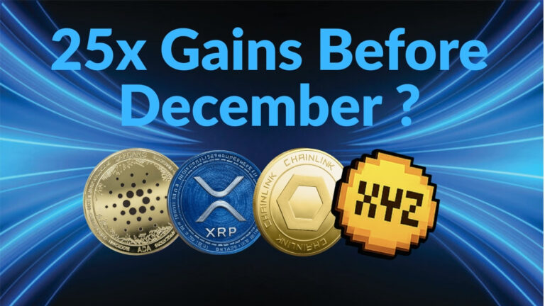 هل يمكن تحقيق مكاسب تصل إلى 25 ضعفًا قبل ديسمبر؟ تحليلنا لإمكانات كاردانو، وXRP، وتشين لينك، وXYZ