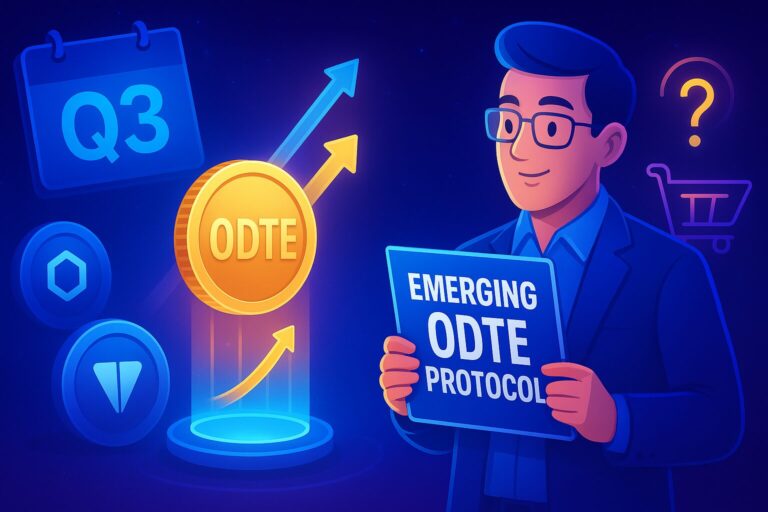 تقرير جديد يشير إلى أن بروتوكول التمويل اللامركزي الناشئ 0DTE سيتجاوز LINK وTON في الربع الثالث: هل يجب عليك الشراء؟