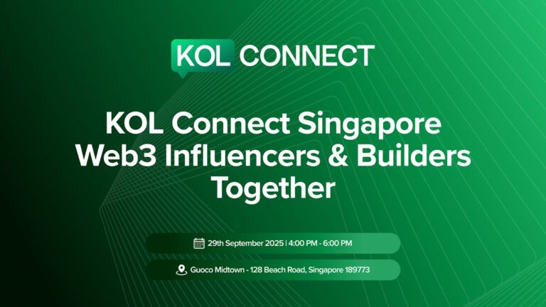 KOL Connect Singapore: Influencer e costruttori del Web3 insieme