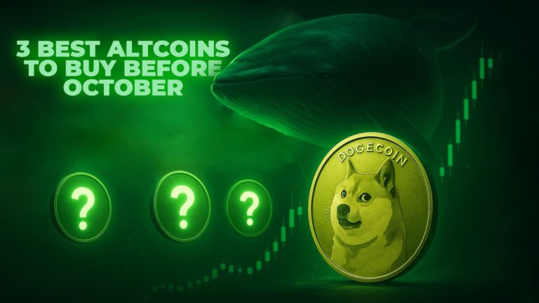 DOGE Whale Picks 3 Best Altcoins to Buy Before October