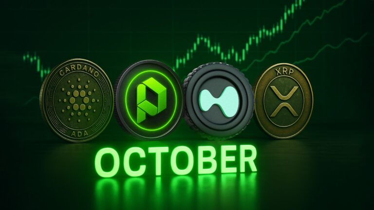 Crypto Price Analysis: ADA, PDP, HYPE, and XRP the Top Cryptos to Hold in October