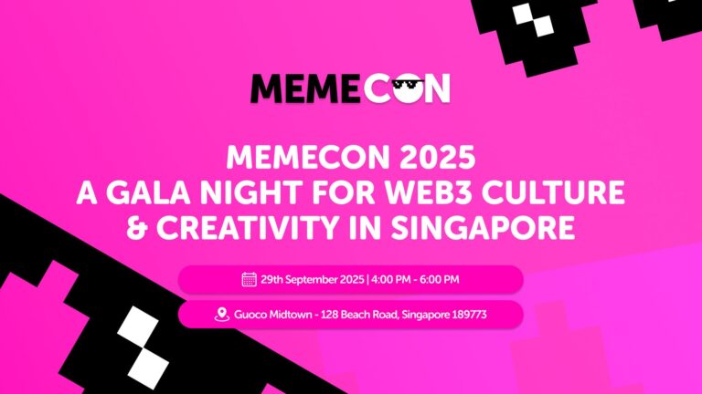 MemeCon 2025：シンガポールで開催されるWeb3文化と創造性のためのガラナイト