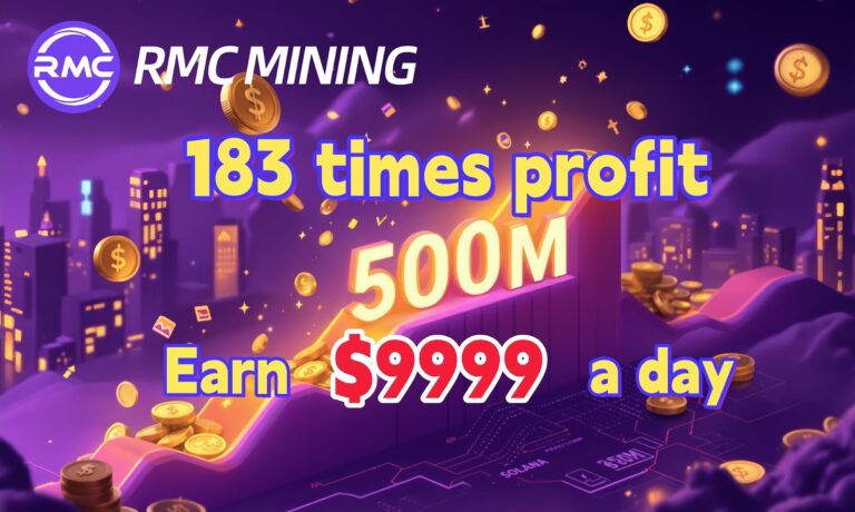 Earn $9,999 USD per day, the founder of XPR cloud mining machine RMC MINING is the best investor with 183 times return