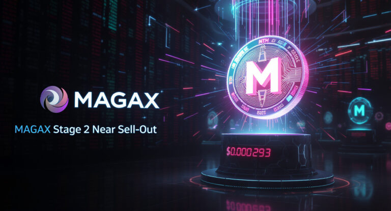 بيع ما قبل إطلاق المرحلة الثانية من MAGAX على وشك النفاد: احصل على الرموز بسعر 0.000293 دولار قبل أن يتحرك السعر