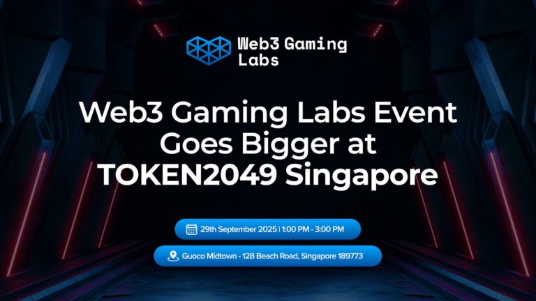 L'evento Web3 Gaming Labs diventa più grande al TOKEN2049 di Singapore