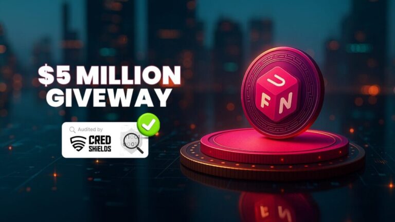 FUNToken, CredShields로부터 500만 달러 경품 증정 스마트 계약에 대한 감사 승인 획득