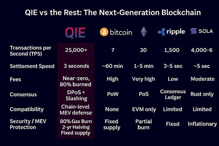 لماذا تُعدّ QIE تقنية البلوك تشين التي انتظرها العالم؟