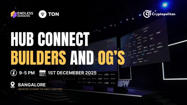 Endless Domains وTON تجمعان المطورين في بنغالور من خلال Hub Connect خلال أسبوع بنغالور الدولي